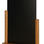 KRIJTBORD SECURIT 23CMX20CMX6CM ZWART HOUT