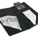 BETAALMAP SECURIT 23CMX13CM PU LEER ZWART