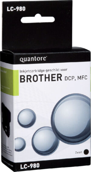 INKCARTRIDGE QUANTORE BRO LC-980 ZWART