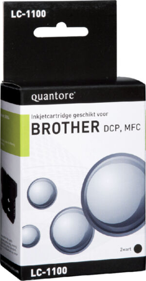 INKCARTRIDGE QUANTORE BRO LC-1100 ZWART