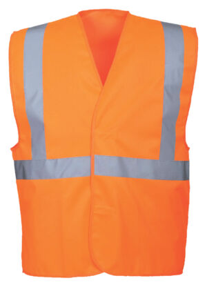 VEILIGHEIDSVEST PORTWEST C472 FLUOR ORANJE L/XL