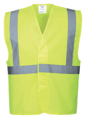 VEILIGHEIDSVEST PORTWEST C472 FLUOR GEEL L/XL