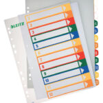 TABBLAD LEITZ WOW INDEX PRINTBAAR PP A4+ 1-12