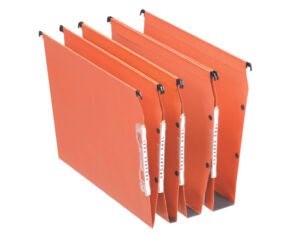 HANGMAP ESSELTE ORGAREX DUAL LAT 30MM ORANJE