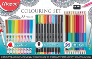 VILTSTIFT MAPED COLOURING SET 33DELIG ASS