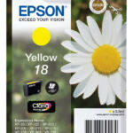 INKCARTRIDGE EPSON 18 T1804 GEEL