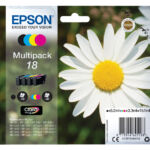 INKCARTRIDGE EPSON 18 T1806 ZWART + 3 KLEUREN