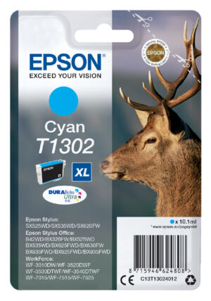 INKCARTRIDGE EPSON T1302 XL BLAUW