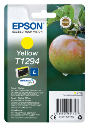 INKCARTRIDGE EPSON T1294 L GEEL