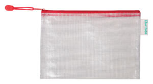 OPBERGTAS TARIFOLD MET RITS A5 ROOD