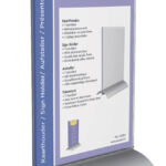 KAARTHOUDER OPUS 2 A5 T-STANDAARD ACRYL ALU