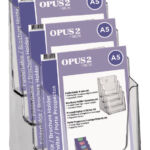FOLDERHOUDER OPUS 2 4VAKS A5 ACRYL