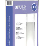 POSTERHOUDER OPUS 2 A3 STAAND ACRYL