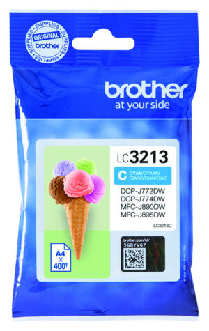 INKCARTRIDGE BROTHER LC-3213 BLAUW HC