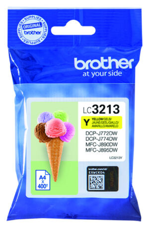 INKCARTRIDGE BROTHER LC-3213 GEEL HC