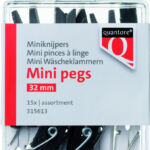 MINIKNIJPER HOUT QUANTORE 34MM ASSORTI