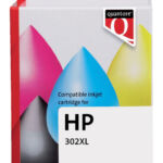 INKCARTRIDGE QUANTORE HP 302XL X4D37AE ZWART KLEUR