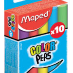 SCHOOLBORDKRIJT MAPED COLOR'PEPS GEKLEURD