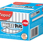 SCHOOLBORDKRIJT MAPED COLOR'PEPS WIT