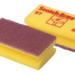 SCHUURSPONS 3M SCOTCH BRITE GEEL