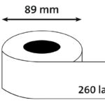 LABEL ETIKET QUANTORE 99010 89MMX28MM ADRES WIT