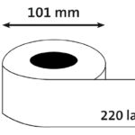 LABEL ETIKET QUANTORE 99014 54MMX101MM BADGE WIT
