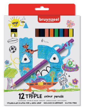KLEURPOTLOOD BRUYNZEEL KIDS TRIPLE ASS