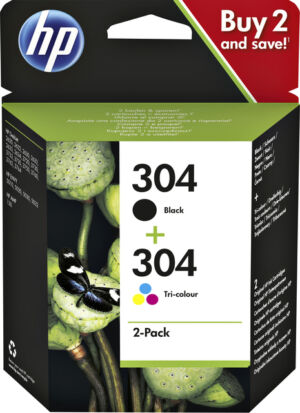 INKCARTRIDGE HP 304 3JB05AE ZWART 3 KLEUREN
