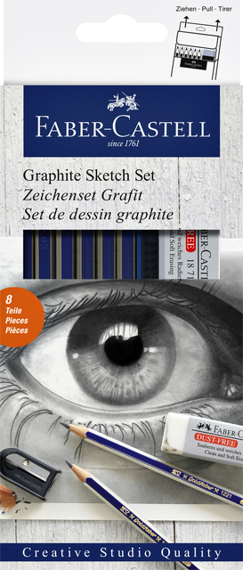POTLOOD FABER CASTELL GOLDFABER 6 HARDHEDEN 8DLG
