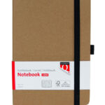 NOTITIEBOEK QUANTORE A5 LIJN KRAFT