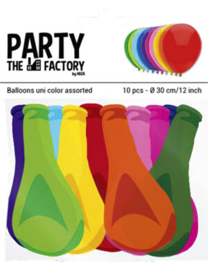 BALLON UNI 30CM ASS