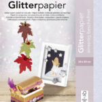 GLITTER PAPIER FOLIA 24X34CM 170GR
