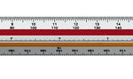 REDUCTIESCHAALSTOK ROTRING 3KNTIG ARCHITECT 30CM