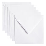 ENVELOP PAPICOLOR 140X140 6ST KRAFT WIT