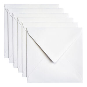 ENVELOP PAPICOLOR 140X140 6ST PARELWIT