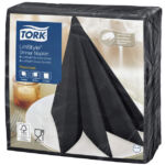 SERVET TORK 39X39CM 478726 LINSTYLE ZWART 50 STUKS