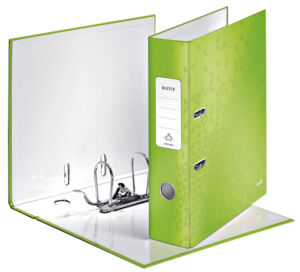 ORDNER LEITZ WOW 180 A4 KARTON GROEN