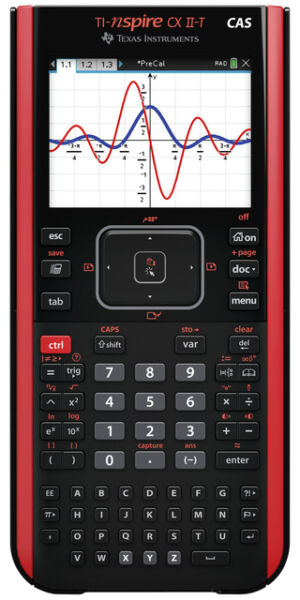 REKENMACHINE TEXAS TI-NSPIRE CX II-T CAS