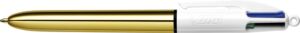 BALPEN BIC 4KLEUREN SHINE GOUD