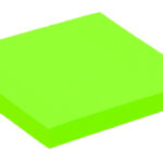 MEMOBLOK QUANTORE 76X76MM NEON GROEN