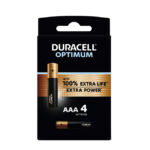 BATTERIJ DURACELL OPTIMUM AAA 4ST