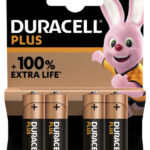 BATTERIJ DURACELL PLUS AA 4ST