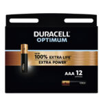 BATTERIJ DURACELL OPTIMUM AAA 12ST
