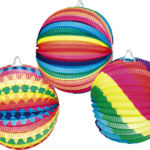 LAMPION BOL HAZA PAPIER ROND 23CM