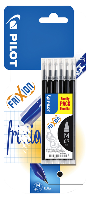 ROLLERPENVULLING PILOT FRIXION ZWART