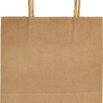 PAPIEREN ZAK FOLIA HANDVAT 18X21X8CM KRAFT NATUREL