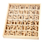 LETTERS EN CIJFERS HOUT 4CM ASS