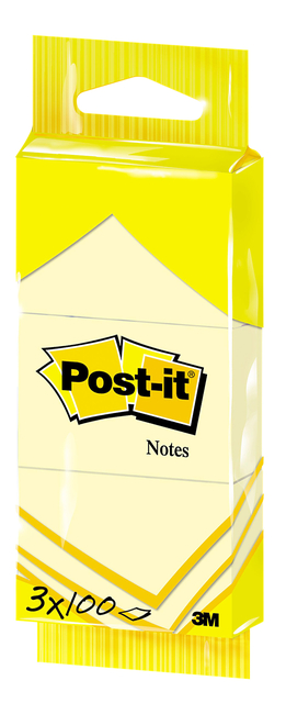 MEMOBLOK 3M POST-IT 6810 38X51MM GEEL