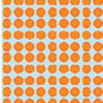 ETIKET HERMA 1844 ROND 8MM 540ST FLUOR ORANJE