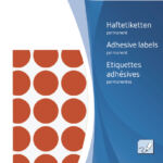 ETIKET HERMA 2252 ROND 19MM 1280ST ROOD
